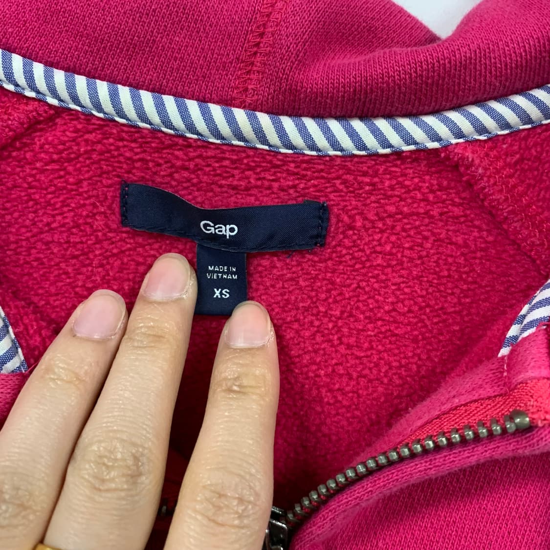 gap 갭 찐핑크 후드집업 상품이미지6