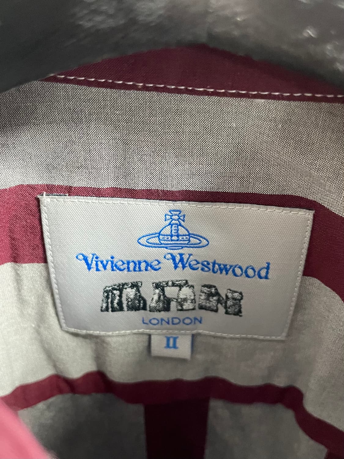 비비안웨스트우드 맨 스트라이프 셔츠 (on.140)   상품이미지5