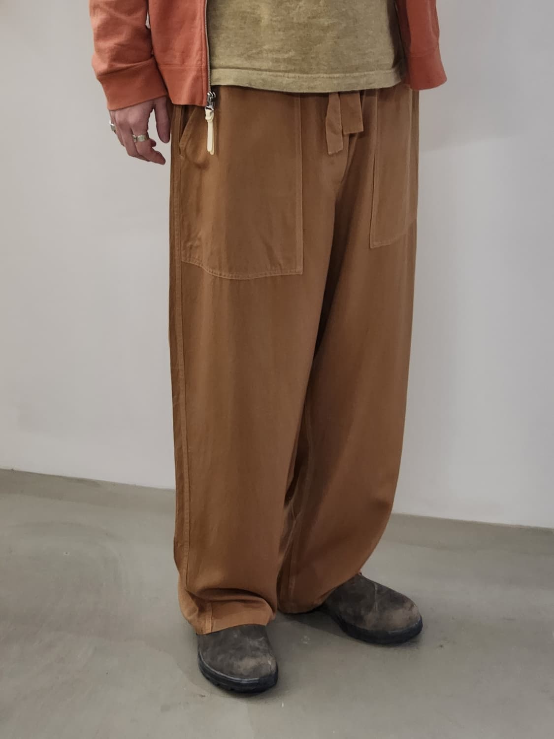 그라프페이퍼 큐프라 이지 팬츠 상품이미지3