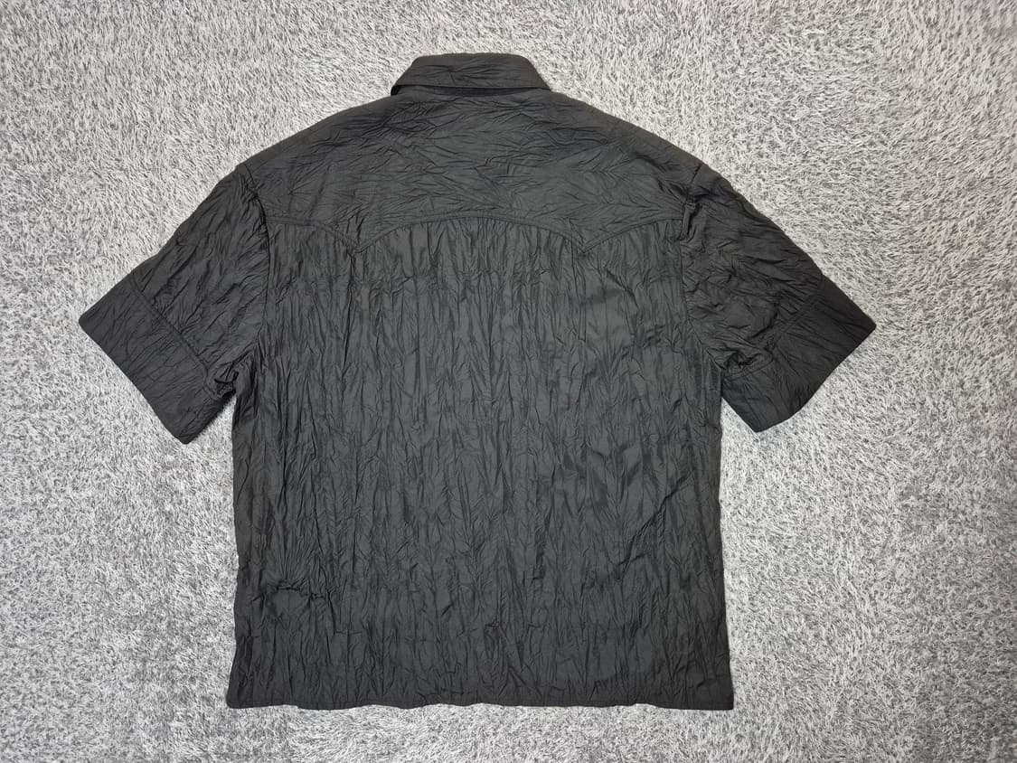 CHUNNNG 남성 링클 시어서커 반팔 셔츠 M(100) 상품이미지3