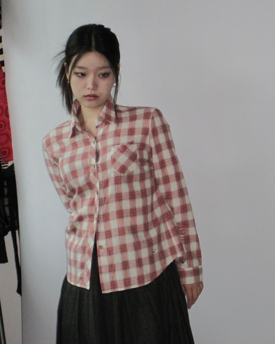 빈티지 체크 셔츠  상품이미지6