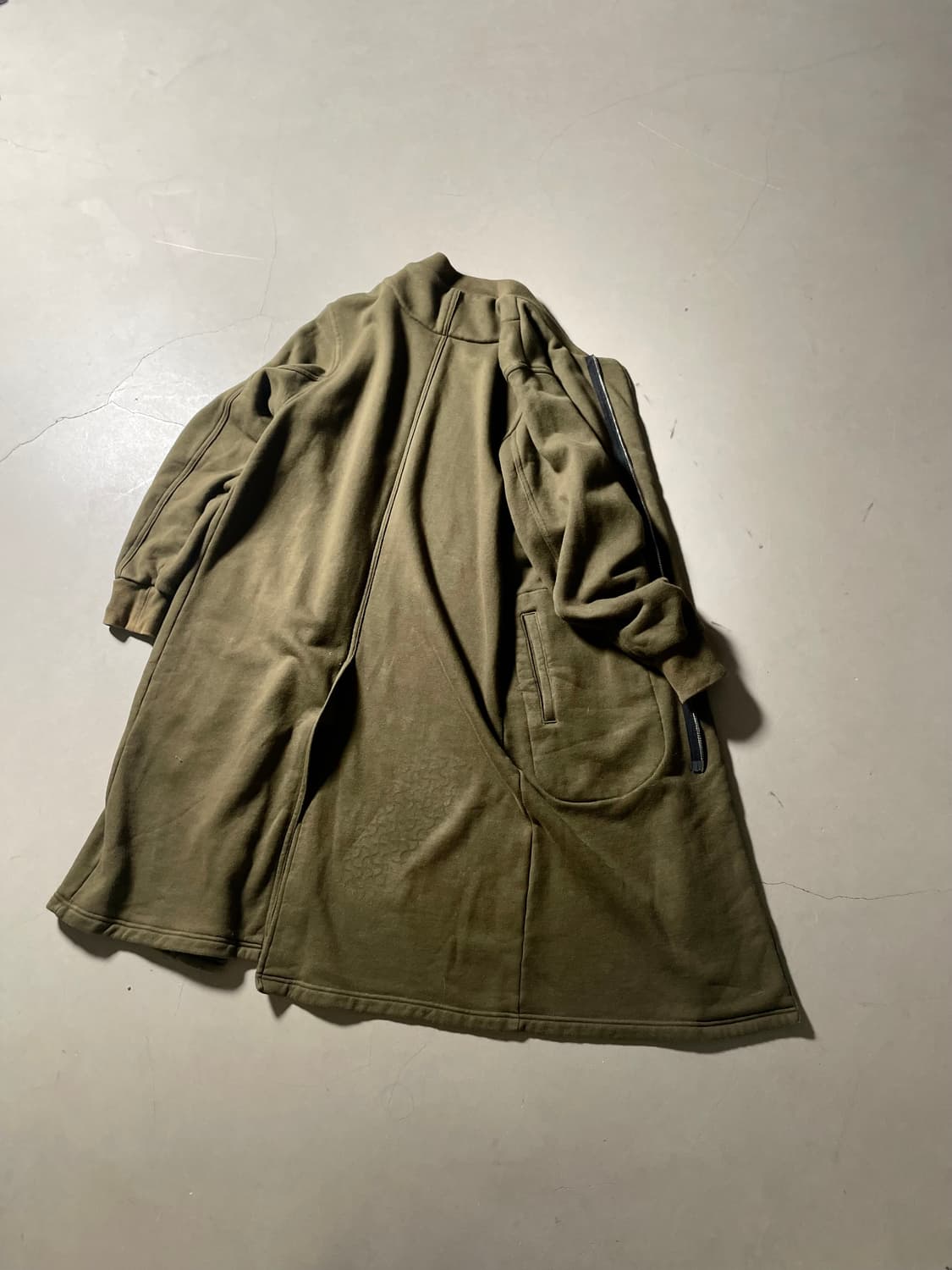 지에다 Long Zip Fleece Coat 상품이미지4