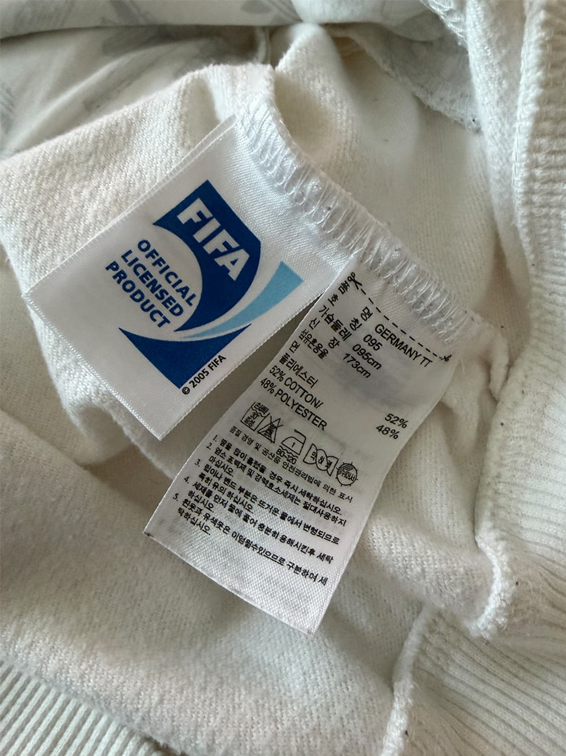 아디다스 아이보리 연카키 베켄바우어 트랙탑 져지 상품이미지7