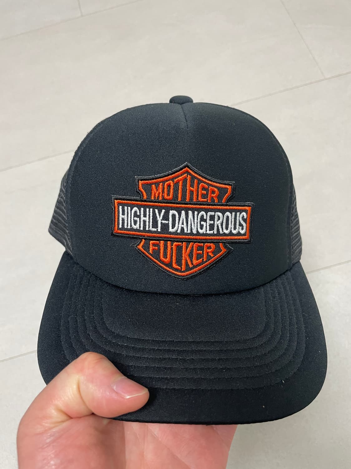 할리데이비슨 패러디 트러커 메쉬 캡 상품이미지1