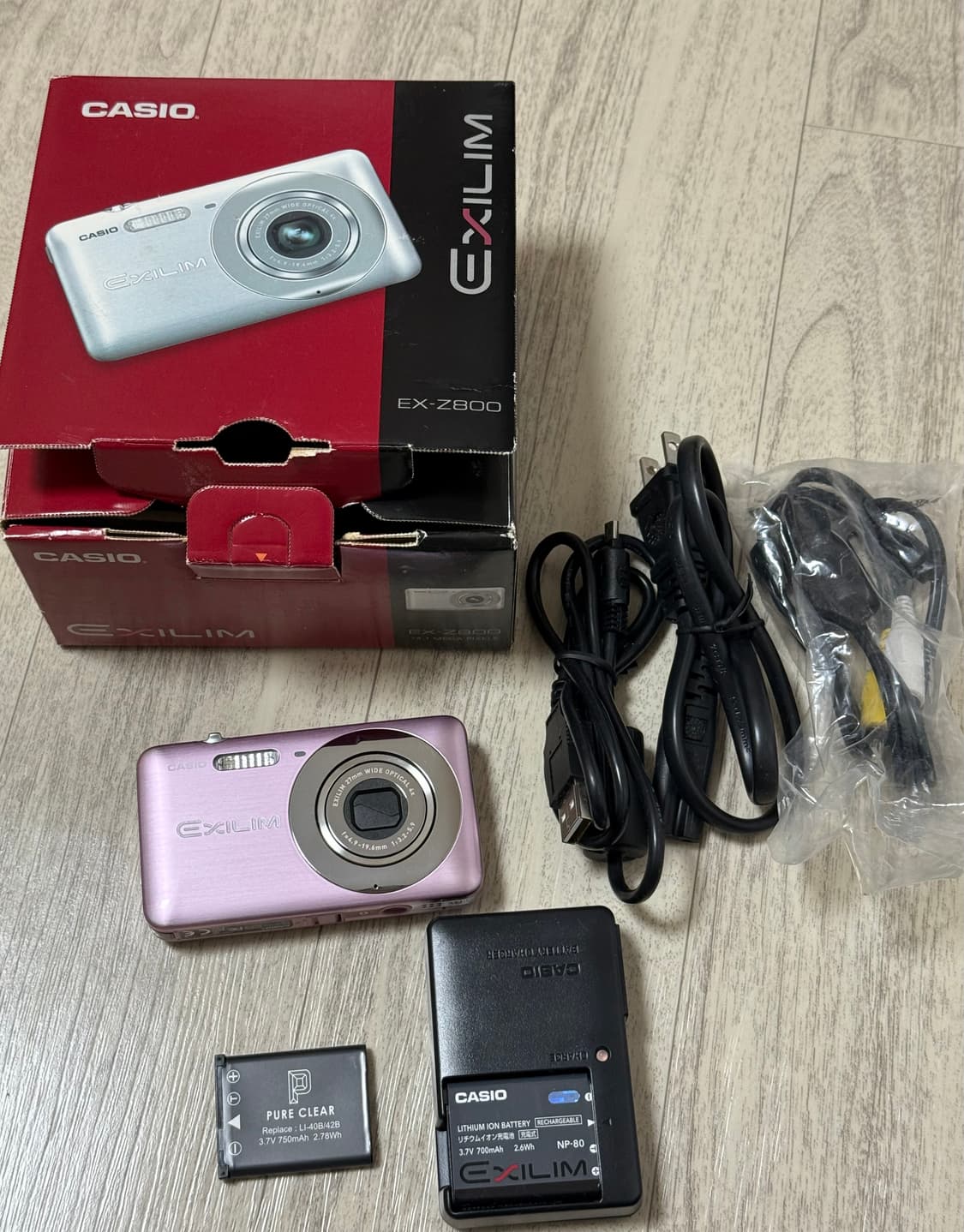 카시오 엑슬림 z800 풀박스 상품이미지2