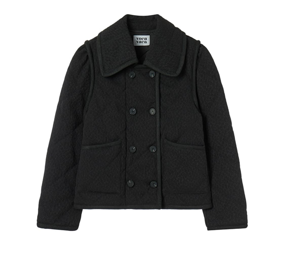 오더먼트 바이 보카바카 플라워 자카드 퀄팅 패딩 상품이미지4