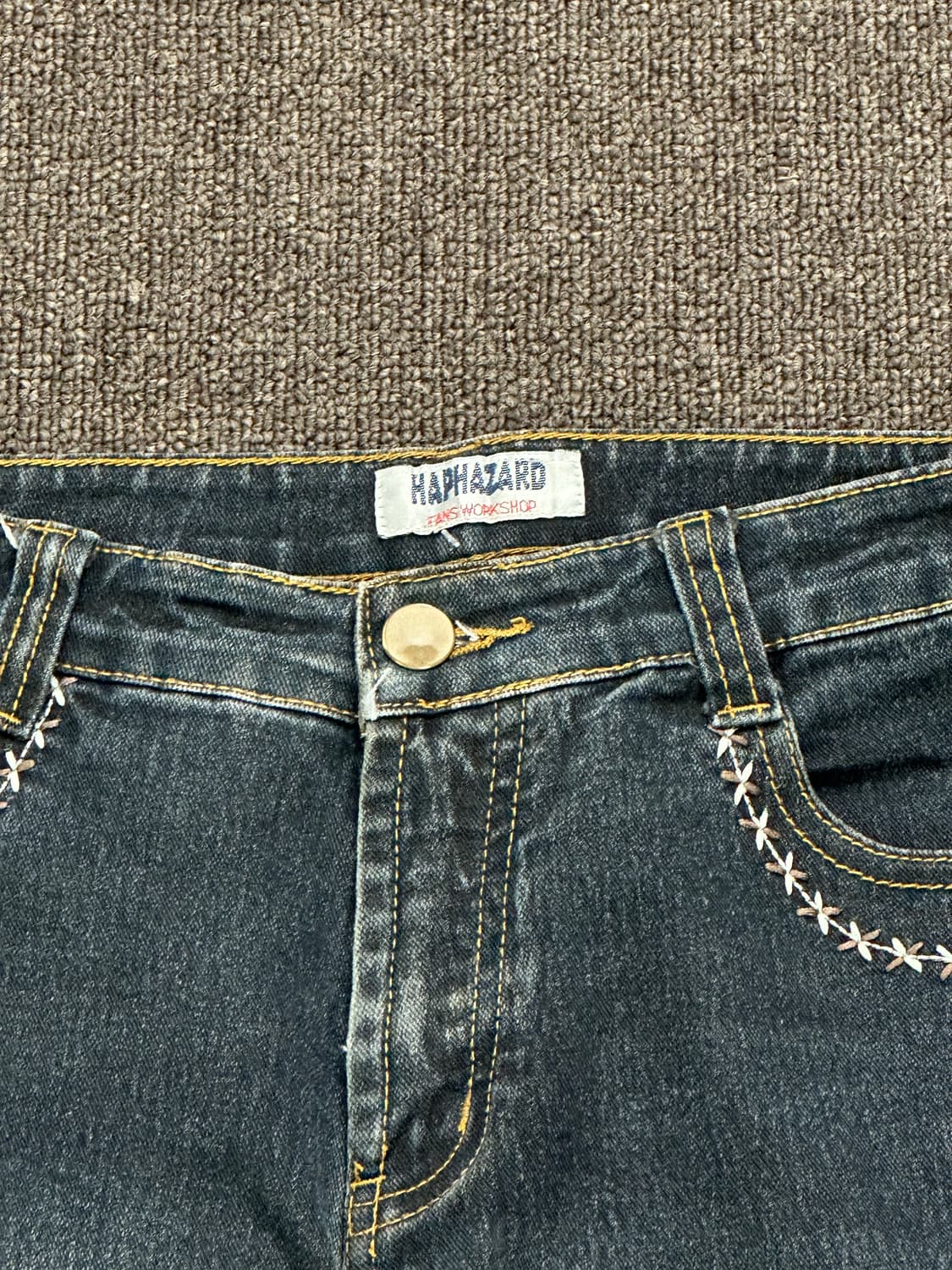 27)Japanese vintage 여성 스티치 부츠컷 팬츠 상품이미지6