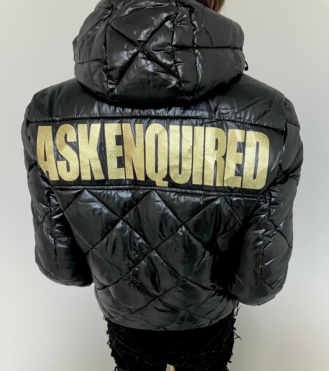 Ask y2k lettering padding 상품이미지1