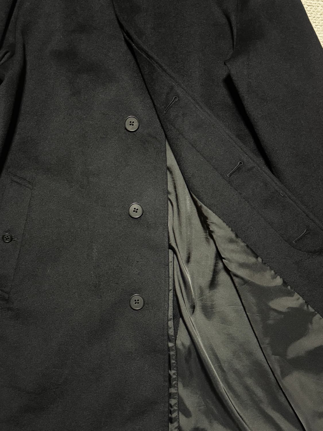 TEIJIN 퓨어 케시미어 발마칸코트 L 상품이미지6