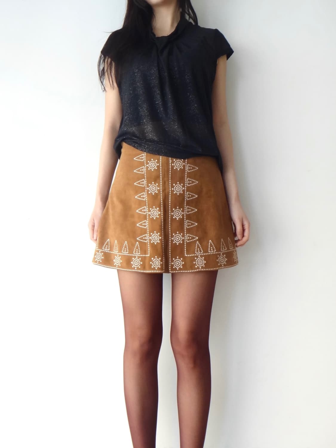 Ancient suede western skirt  상품이미지6