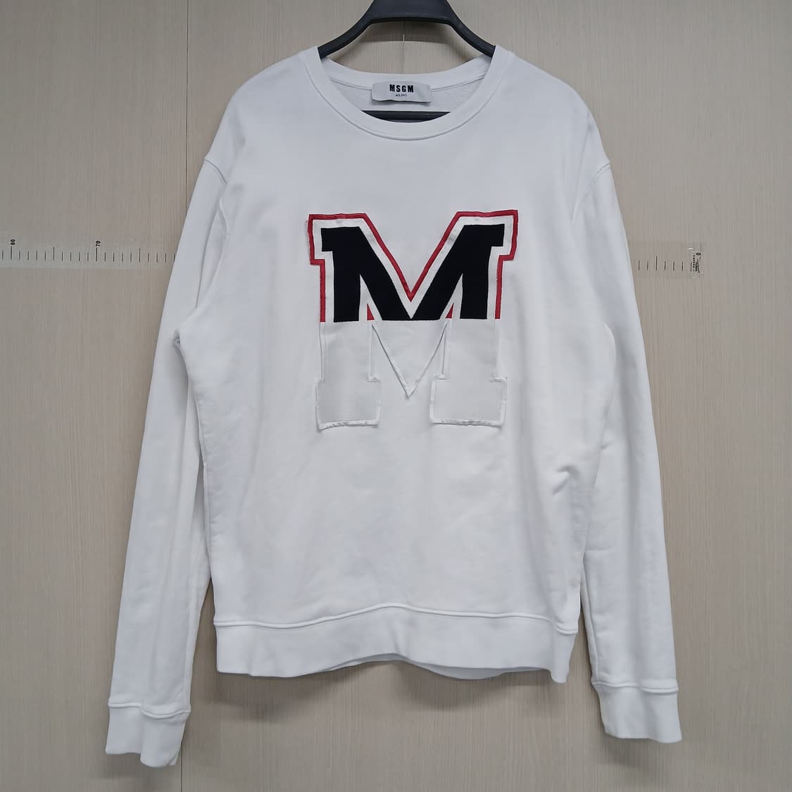 MSGM 화이트 맨투맨 상품이미지1