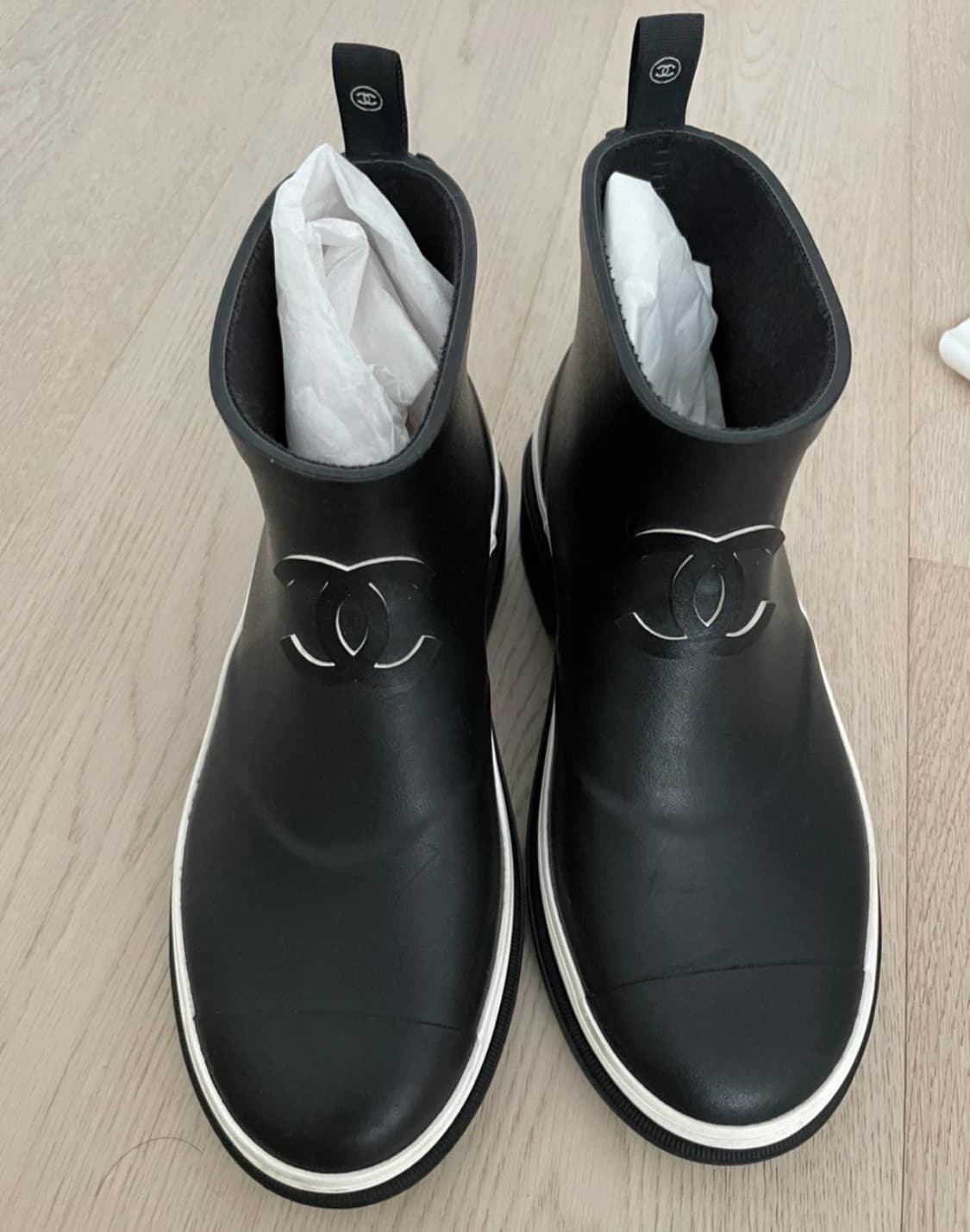 샤넬 숏 레인부츠 36 상품이미지1