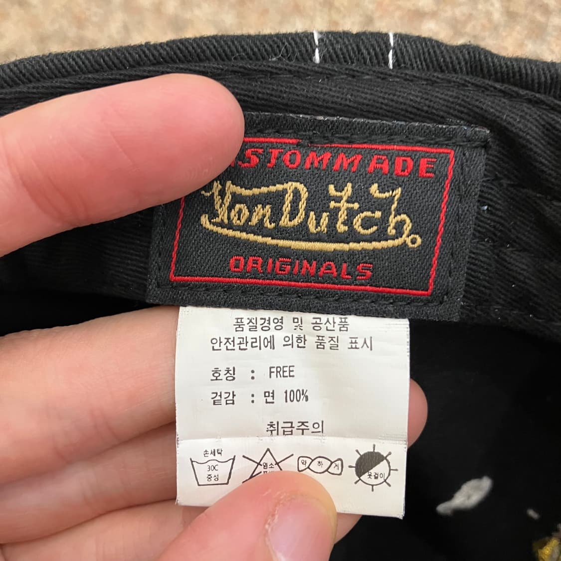 74 본더치 볼캡 모자 상품이미지4