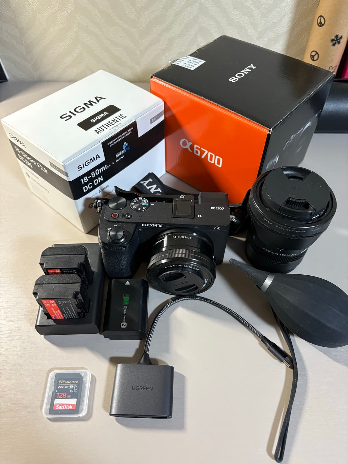 소니 a6700L + 시그마 1850 미러리스 카메라 상품이미지1