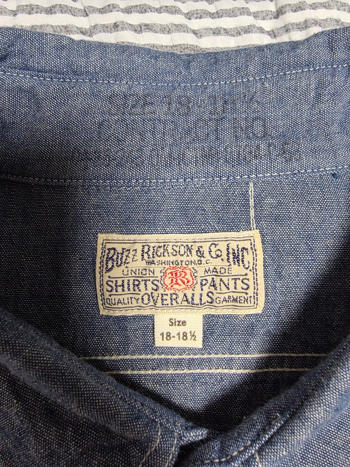 버즈릭슨 샴브레이 18-18 1/2 (2XL) 상품이미지4