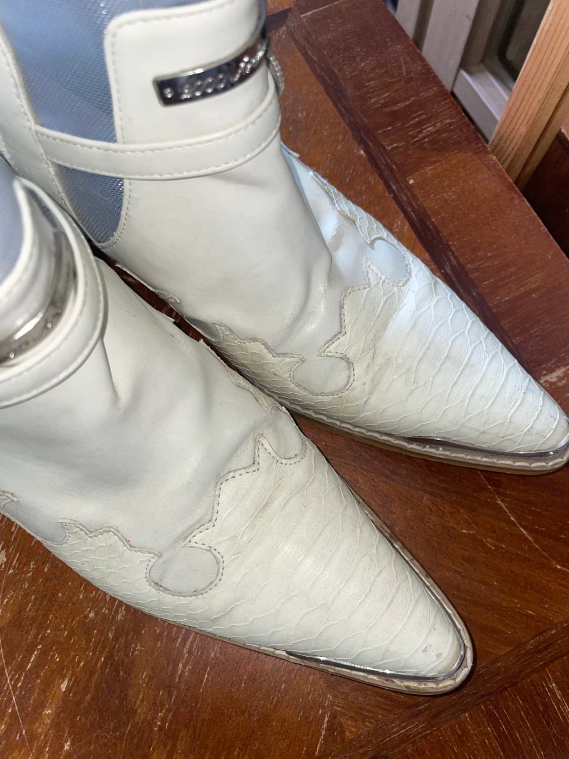 2000 아카이브스 웨스턴 부츠 (아이보리, 240) 상품이미지3