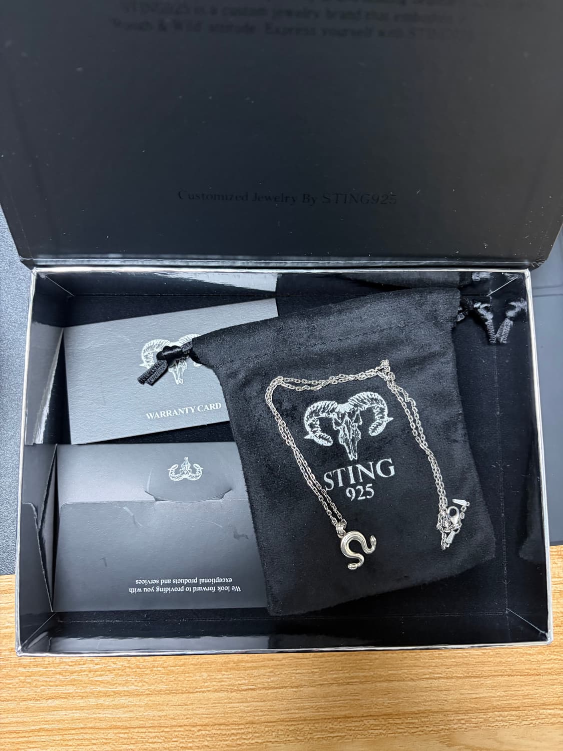 omega snake pendant + 앵커체인 2mm 50cm 상품이미지1