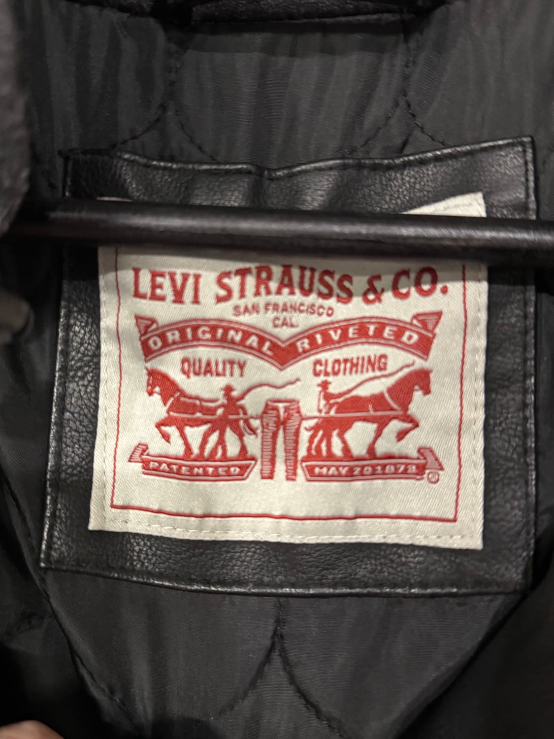 리바이스 후드 바이커 가죽자켓  상품이미지3