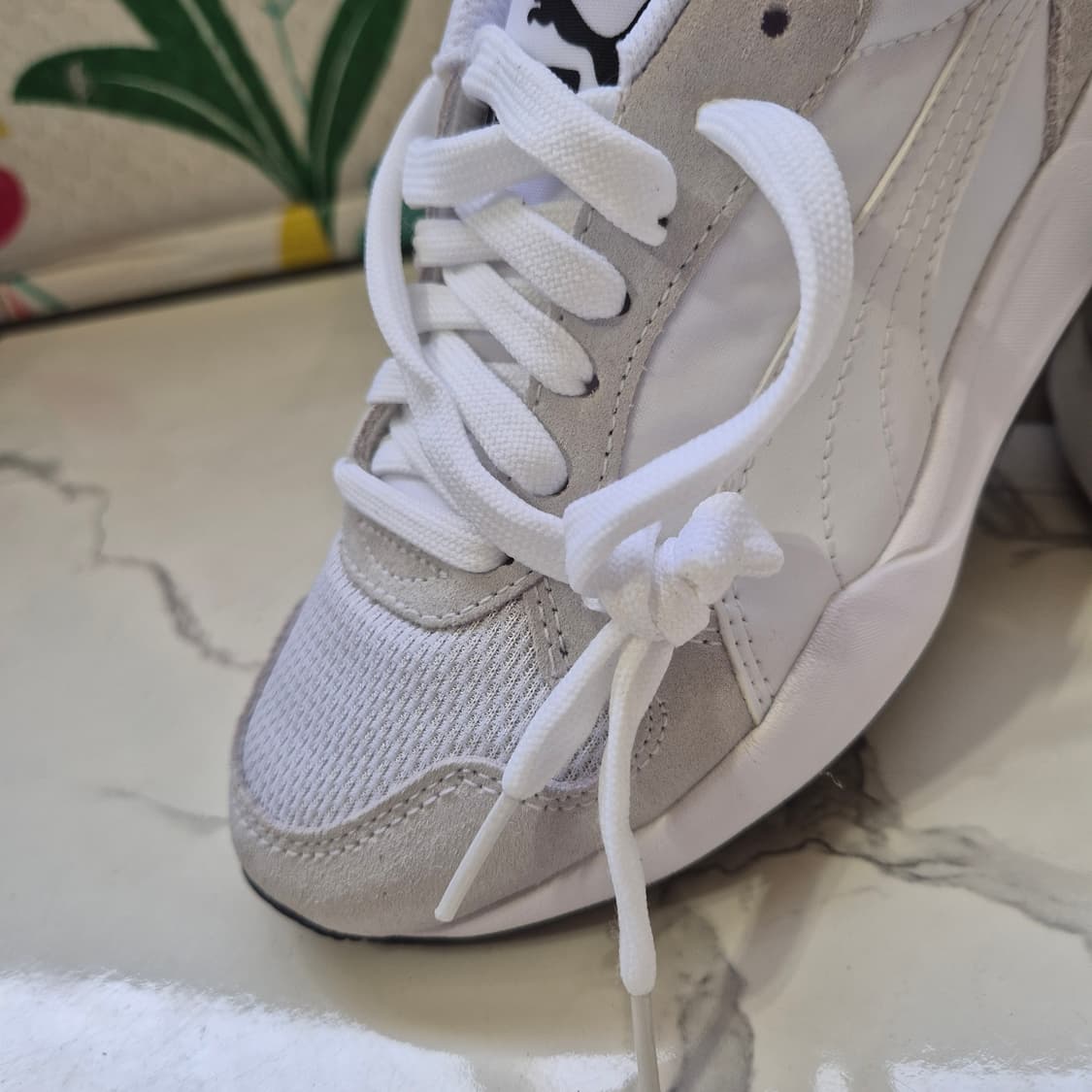 푸마 운동화 화이트 스니커즈220 상품이미지4