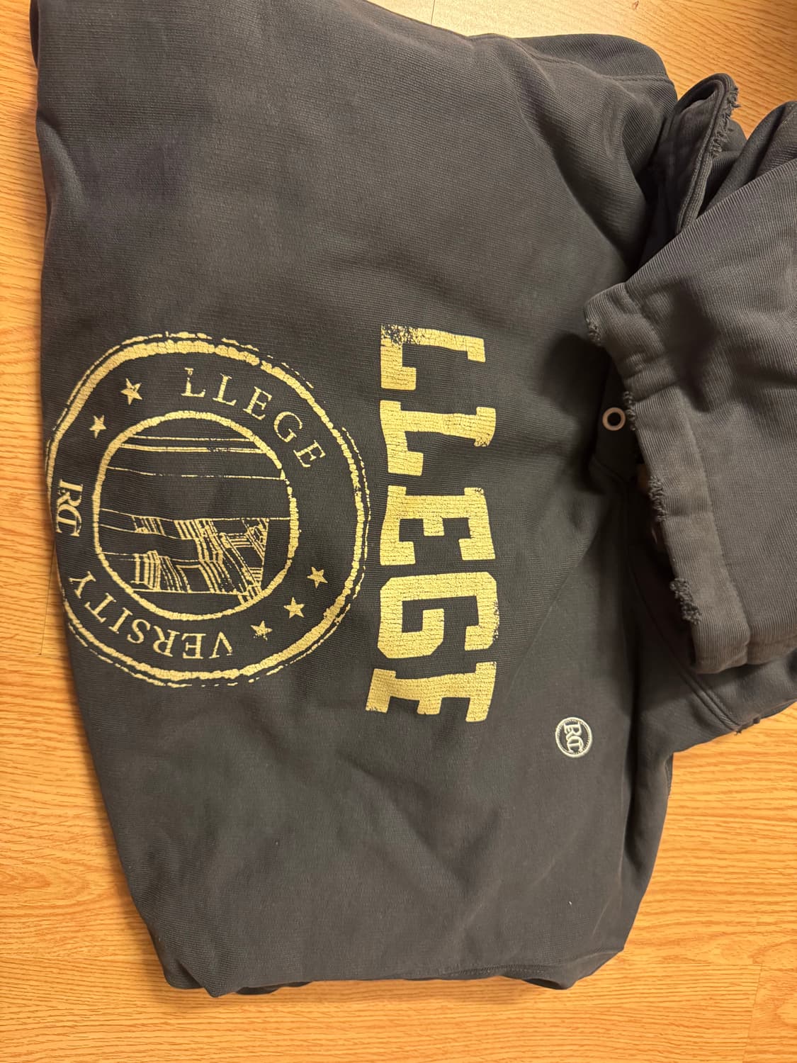 렉토 빈티지 디스트로이드 로그 후드티 상품이미지2