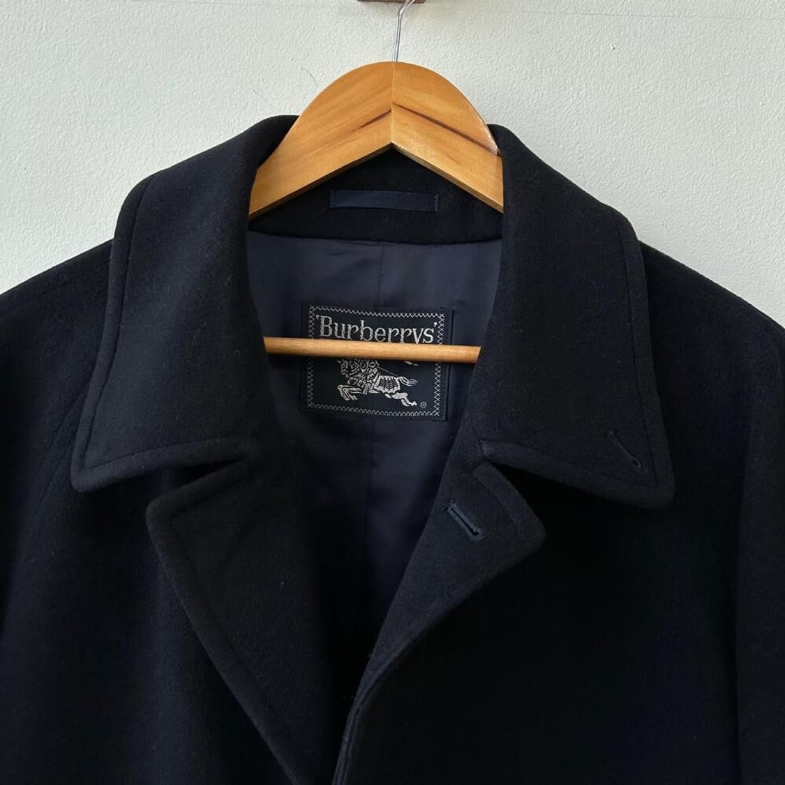9879 - 버버리 블랙 울 코트 상품이미지3
