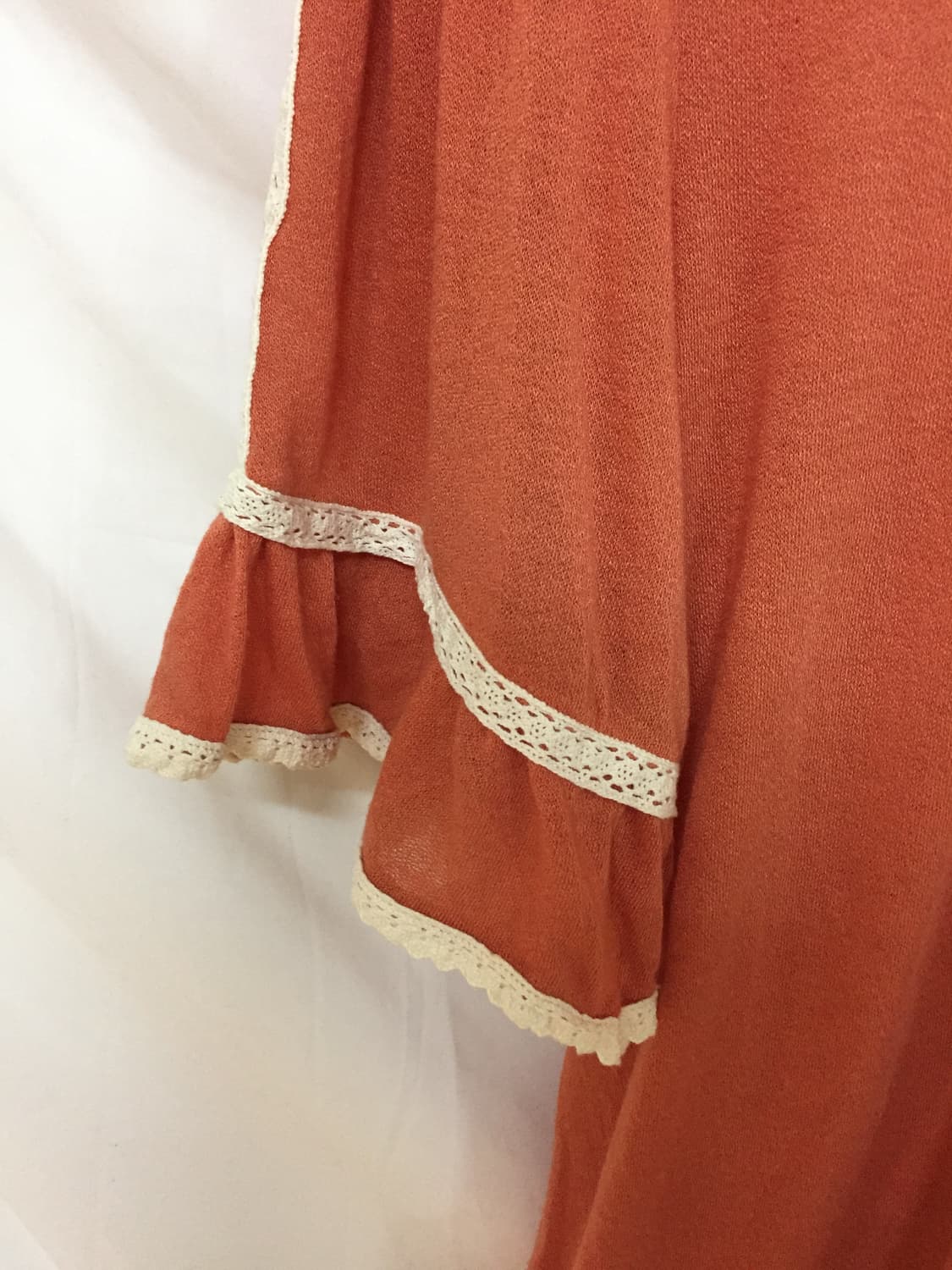 레이스 꽃단추 티셔츠 상품이미지2