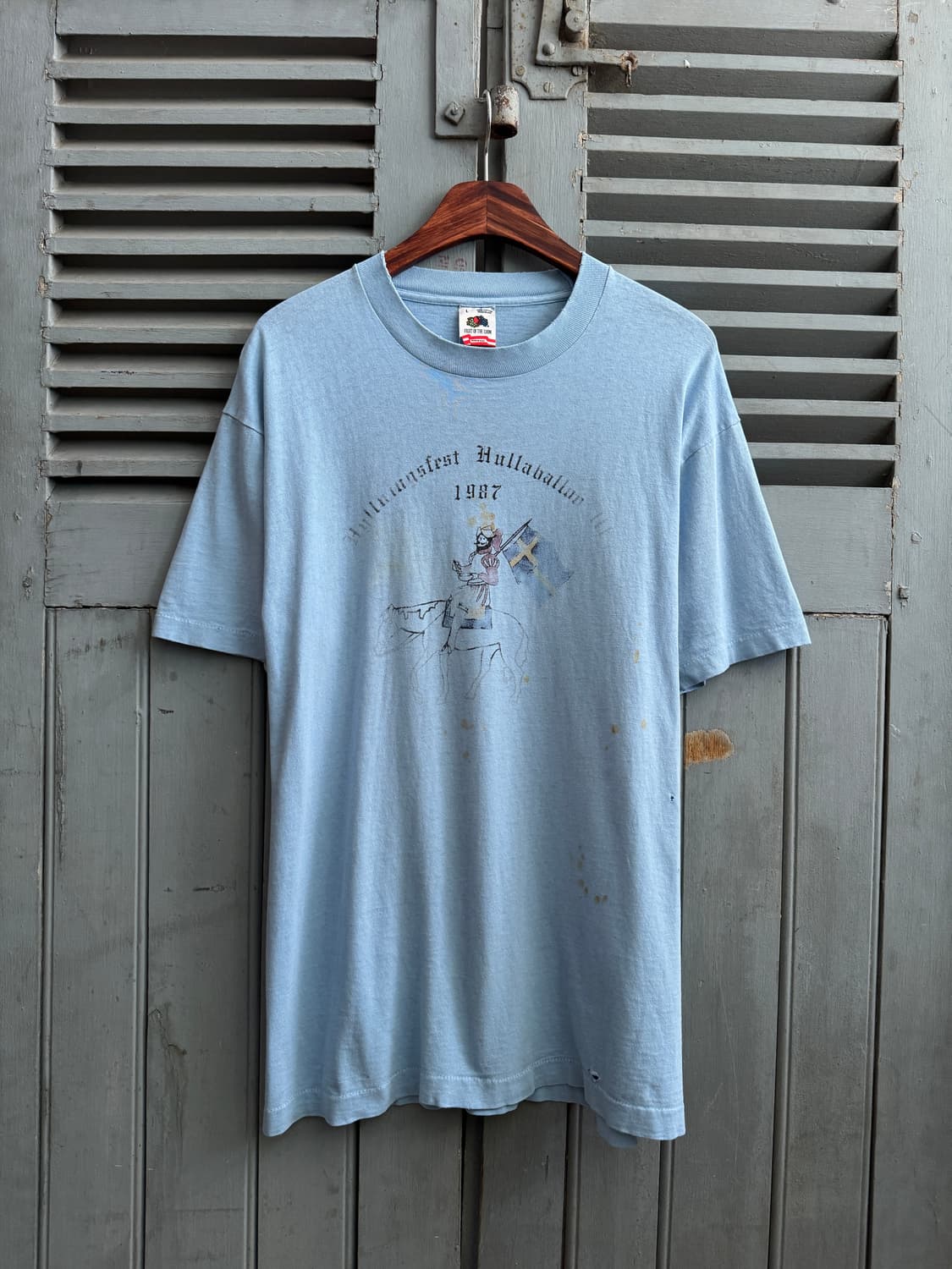 [L]80's Made in USA 빈티지 프린팅 티셔츠 상품이미지2