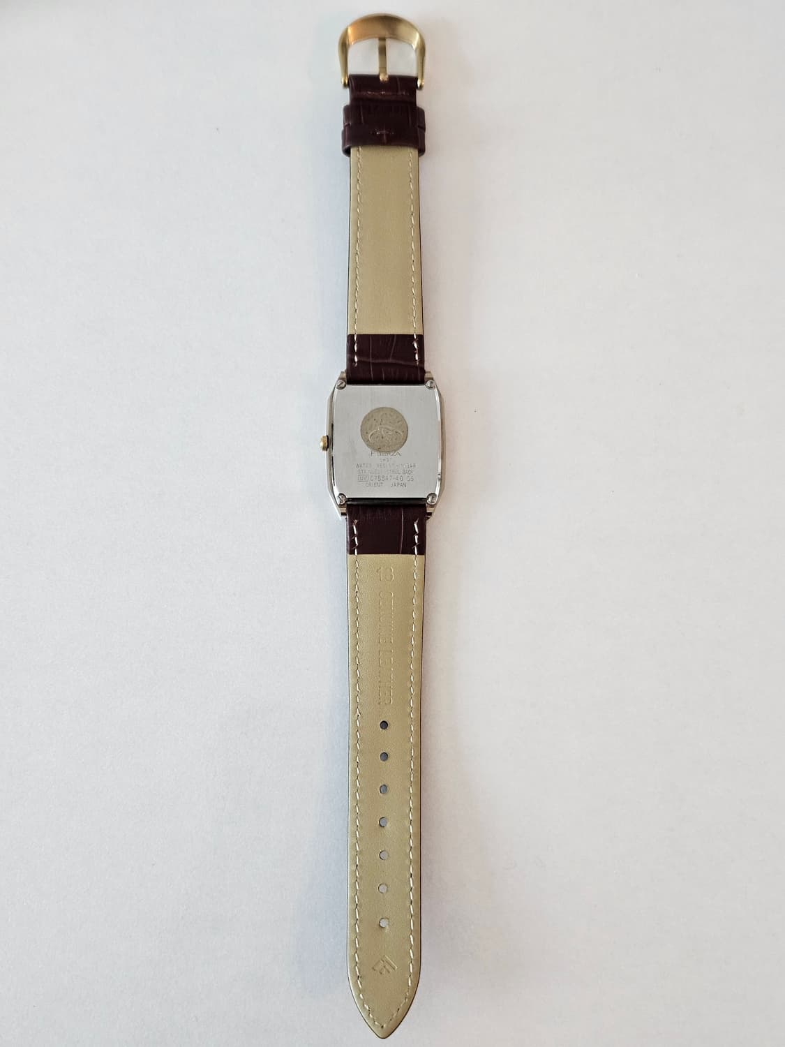 빈티지 오리엔트 FUERZA 사각 가죽 시계 상품이미지6
