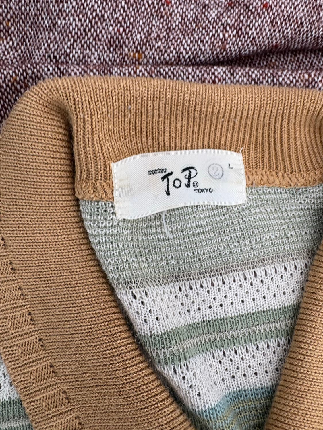 ToPo Tokyo 니트 반팔 폴로 셔츠 a211 상품이미지3