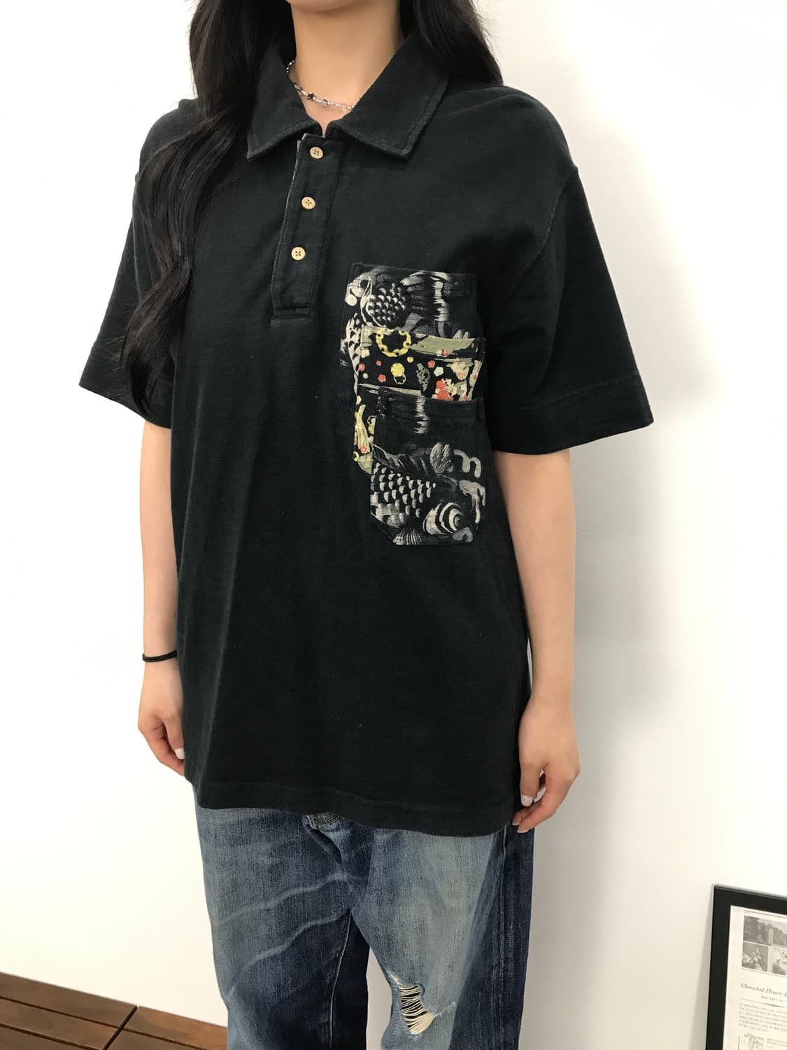 Karakuri Tamashii Koi Wave Shirt 상품이미지3