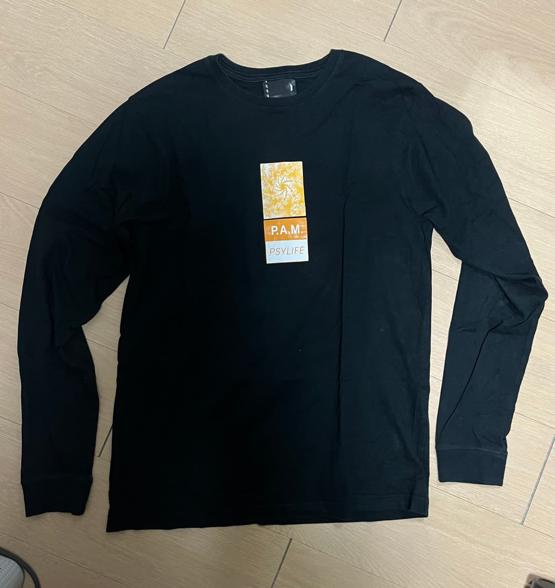 PAM 프린팅 롱슬리브 블랙 상품이미지1