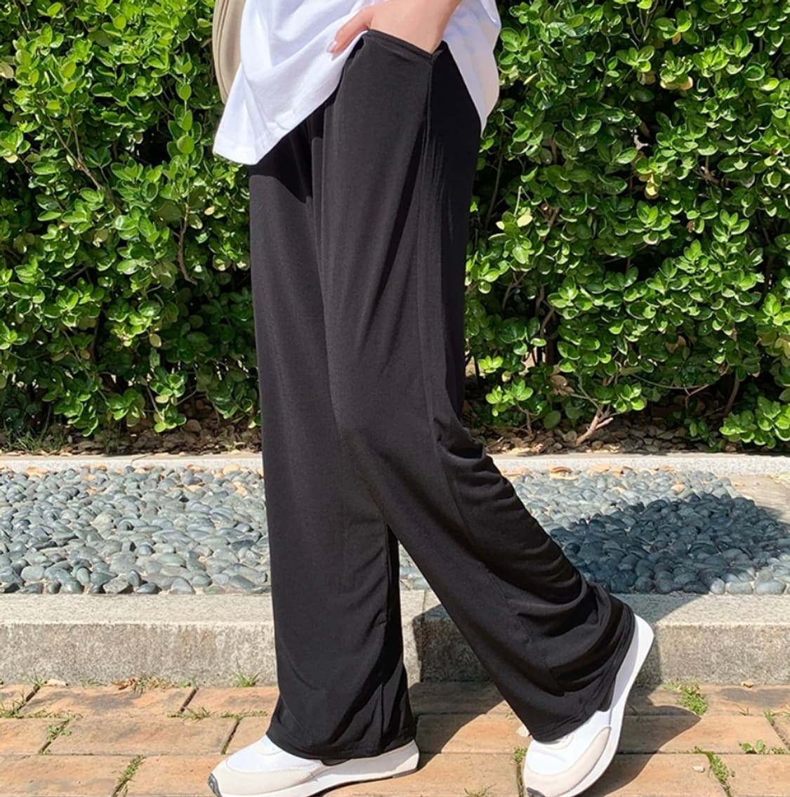 아이스 쿨링 썸머 밴딩 팬츠 상품이미지5