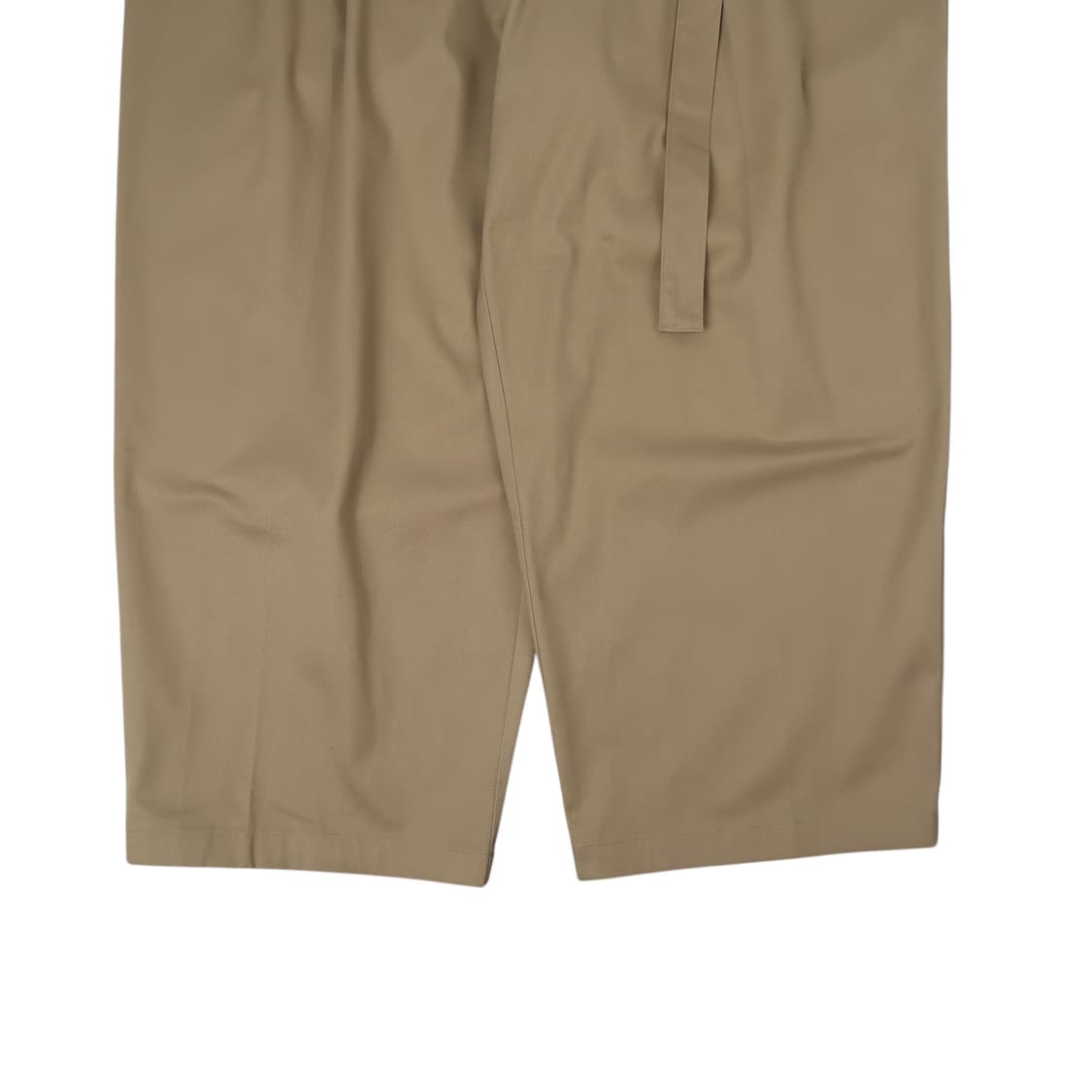 Youth 유스 벨티드 베이지 와이드 코튼팬츠 상품이미지3