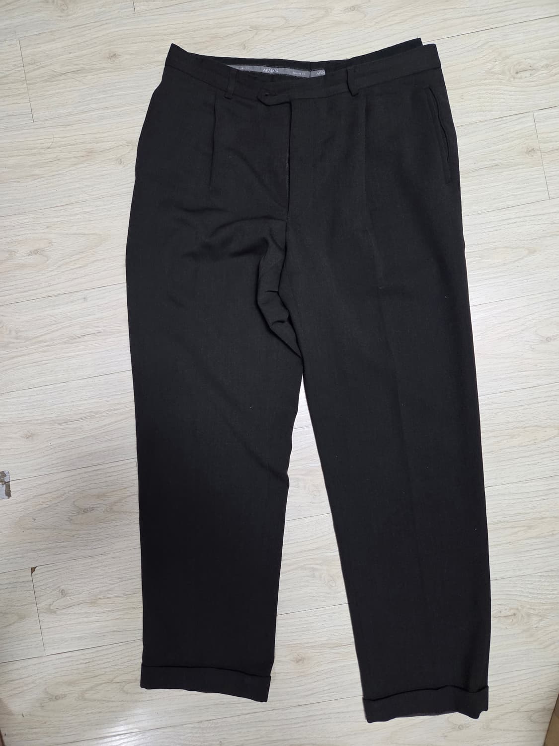 아르마니 꼴레지오니 블랙 슬랙스 34 상품이미지1