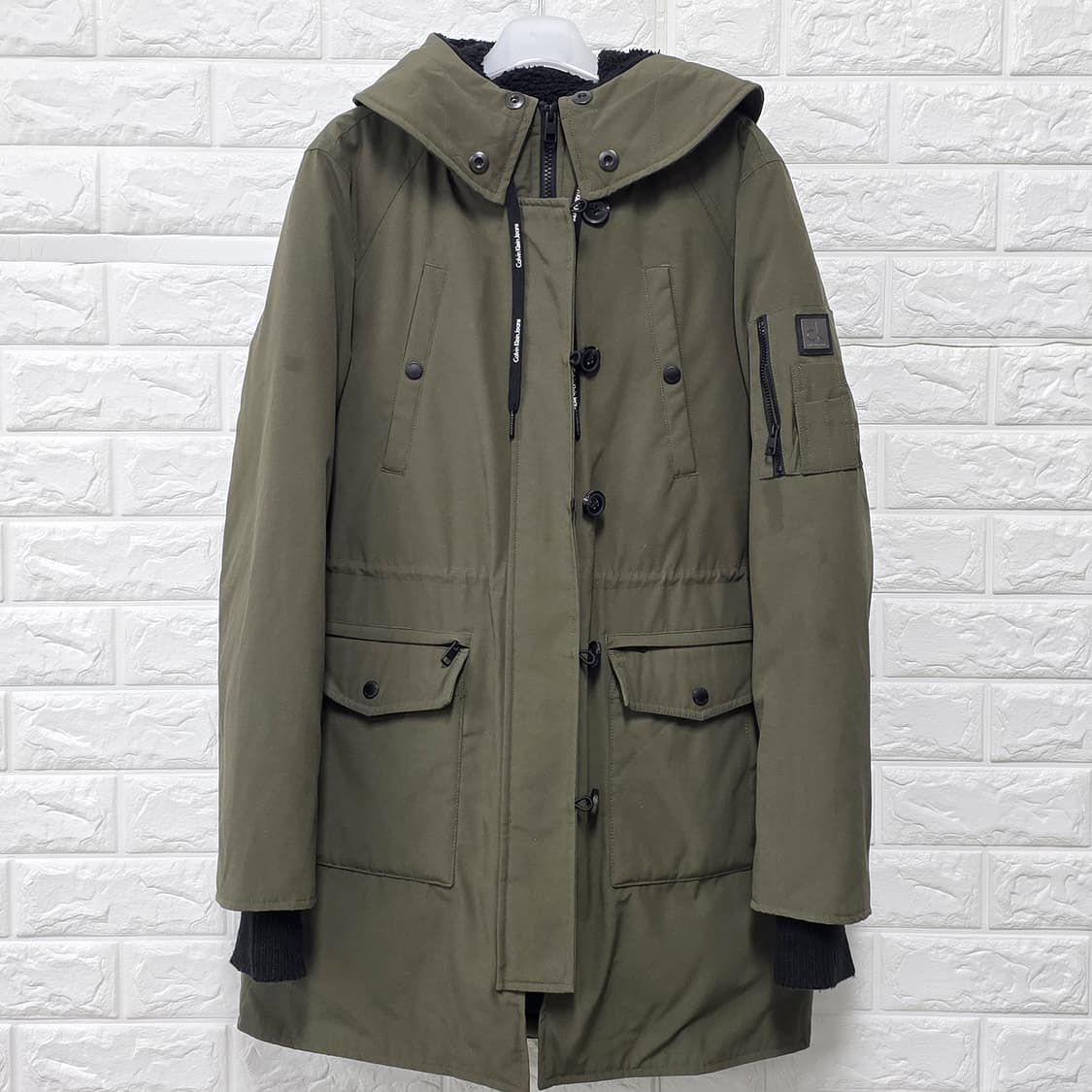 택포_ CK 캘빈클라인 다운패딩 야상 S 상품이미지1