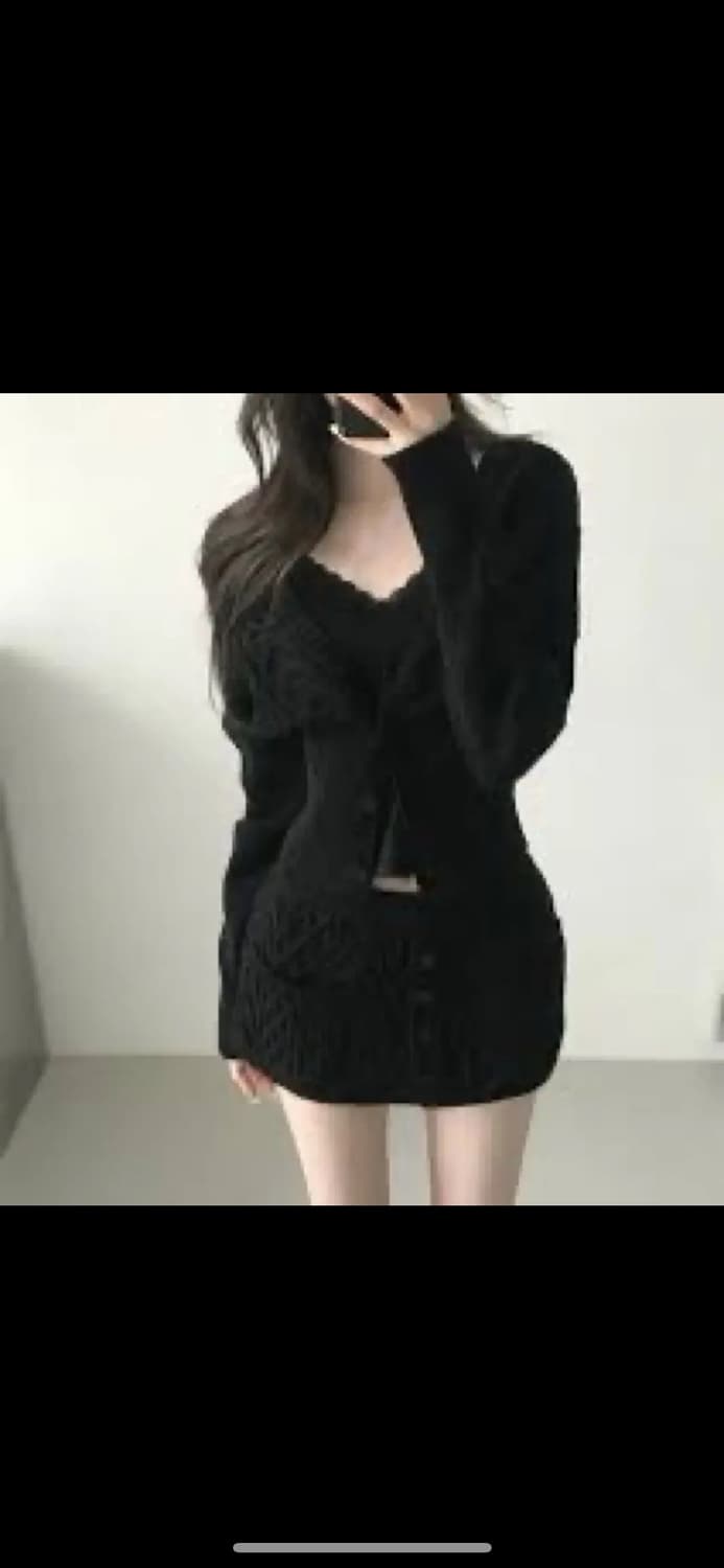 힐다 고희 니트셋업 상품이미지1