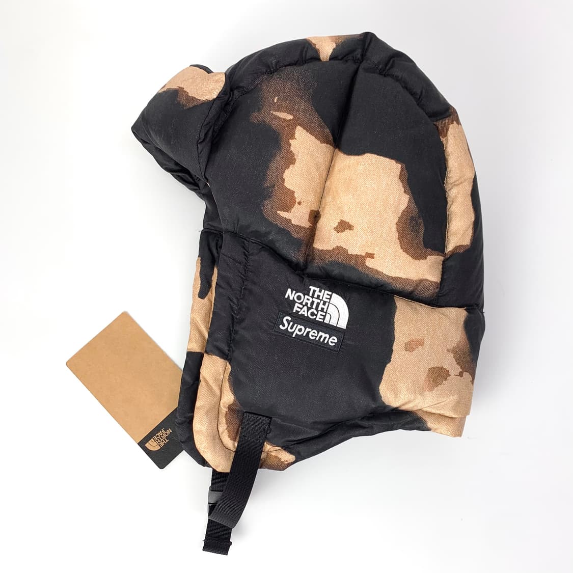 슈프림 x 노스페이스 블리치드 데님 프린트 눕시 트루퍼 햇 상품이미지4