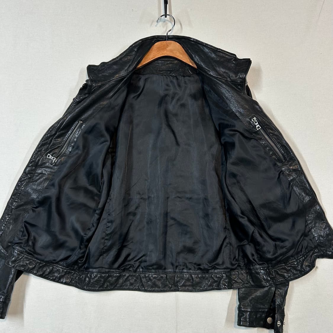 M) 빈티지 멀티포켓 램스킨 레더 양가죽 자켓 상품이미지5