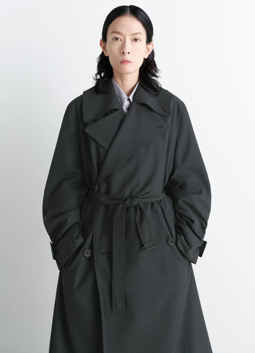 [32,34]르메르 25fw 트렌치 코트/Coal 상품이미지1