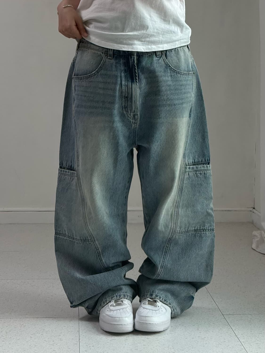 ILCORSO 워싱 포켓 데님팬츠 상품이미지1