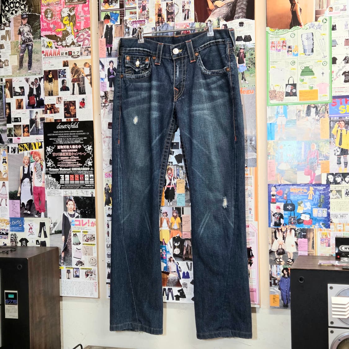 트루릴리전 조이 진청 데님 팬츠 상품이미지6