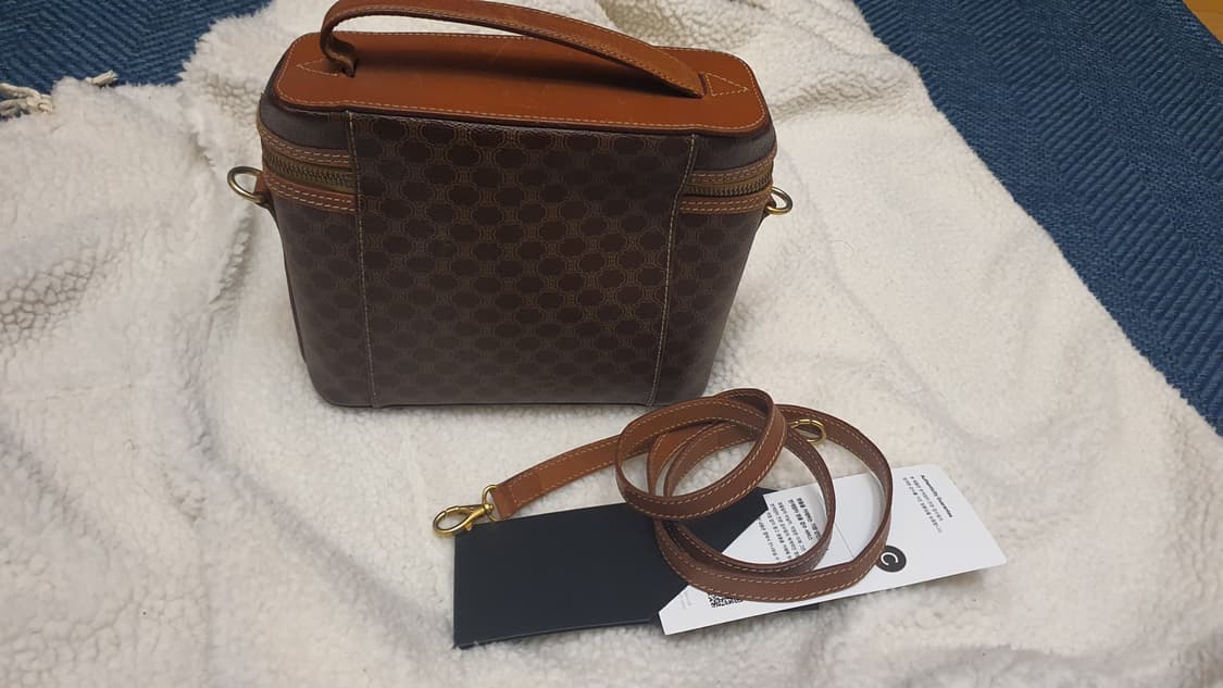  Celine 셀린느 정품 마카담 코스메틱 백 상품이미지6