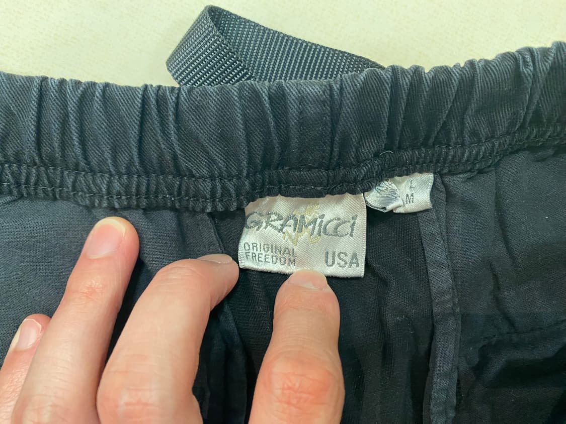 (아시아L) 그라미치 루즈 테이퍼드 팬츠 블랙 상품이미지8