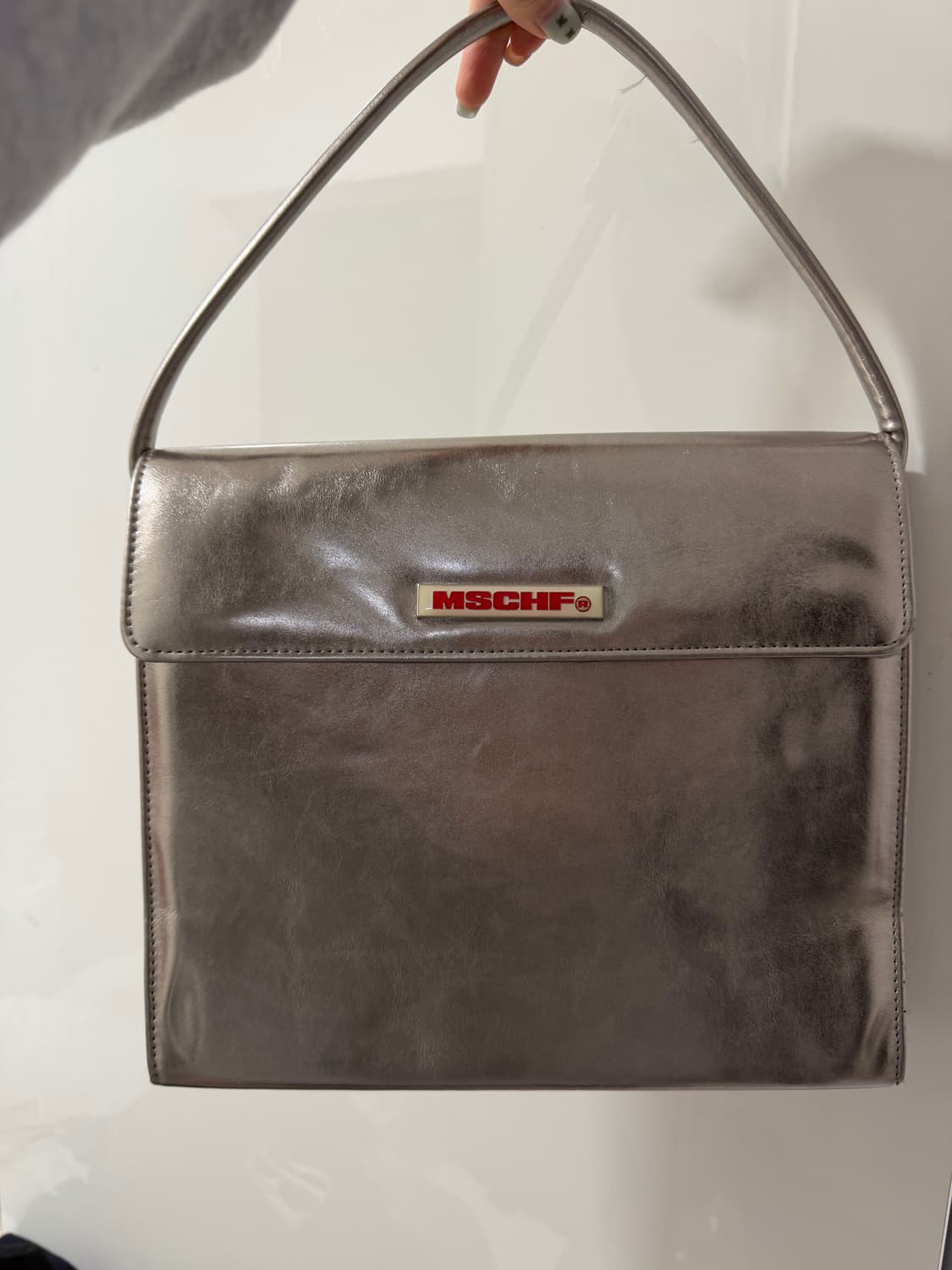 미스치프 이브닝백 건메탈 상품이미지3