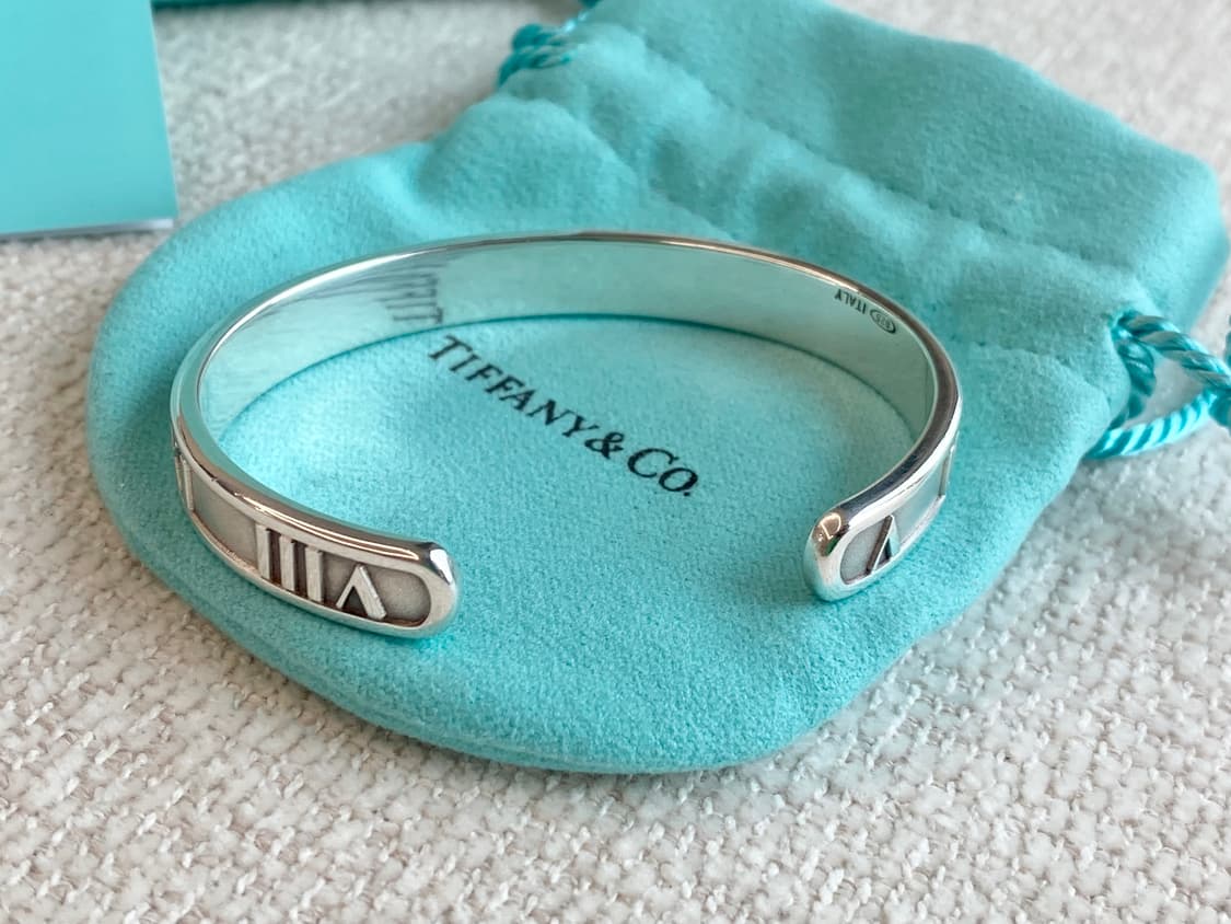 티파니 아틀라스 뱅글 타입 실버 팔찌(남녀공용) 상품이미지6