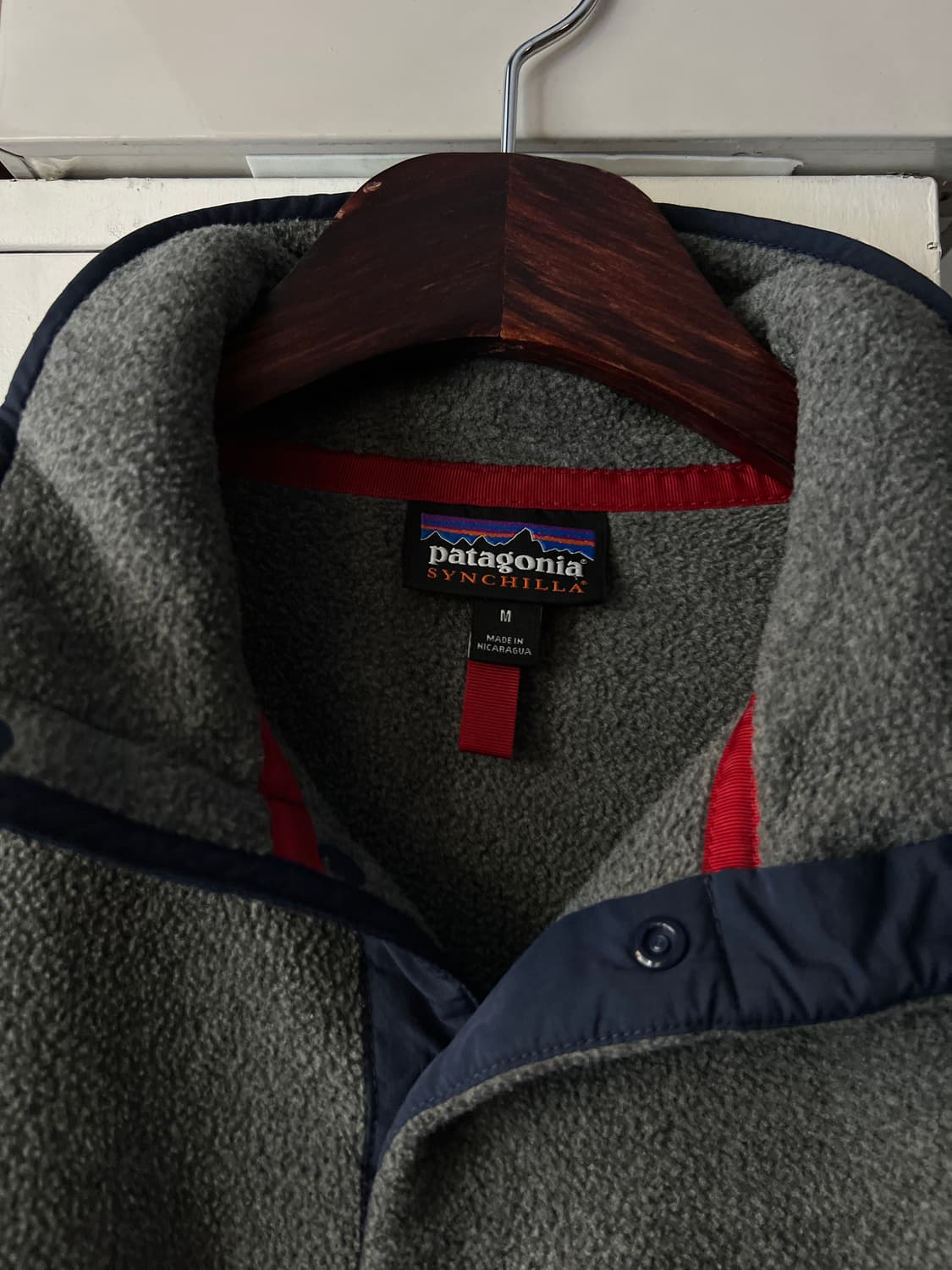 [M]파타고니아 신칠라 차콜그레이 아노락 플리스 상품이미지2