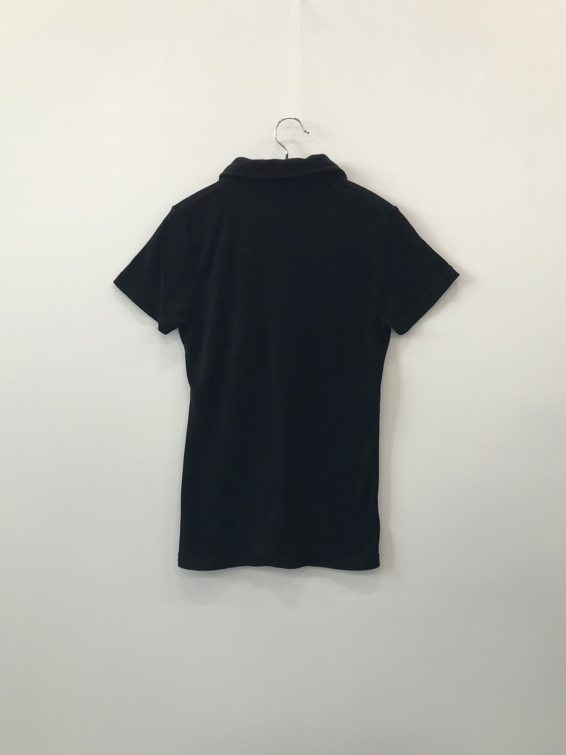 Jpn Hot Pink Lettering Black Terry Top 상품이미지5