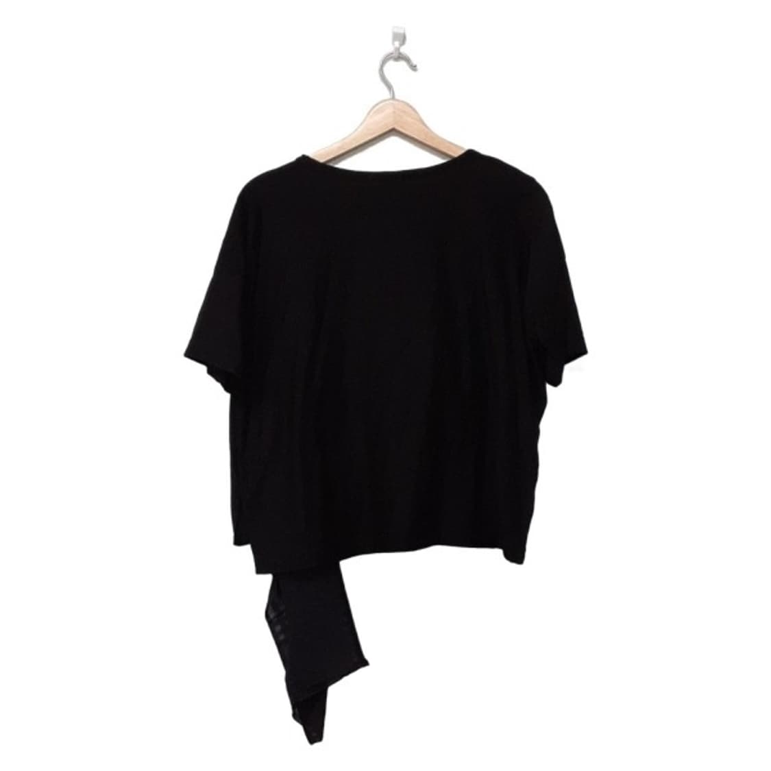 요지 야마모토 와이즈 레이디스 컷소우 프릴 티셔츠 상품이미지2