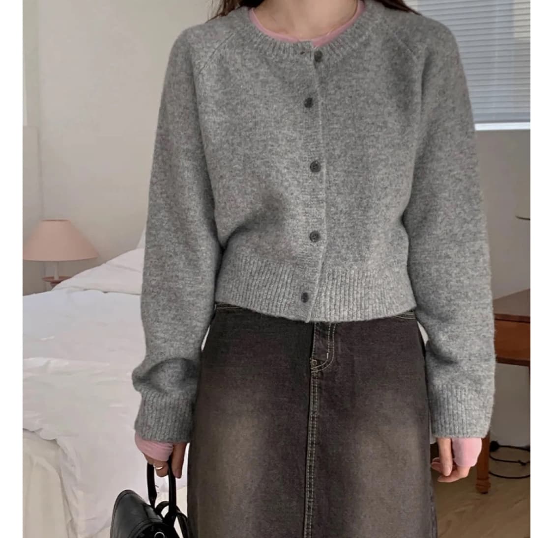 코코블랑 라즈베리 가디건 상품이미지3