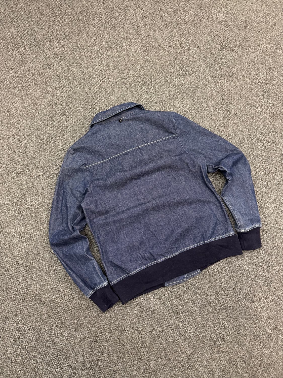 Vintage 여성 니트 데님자켓 상품이미지3